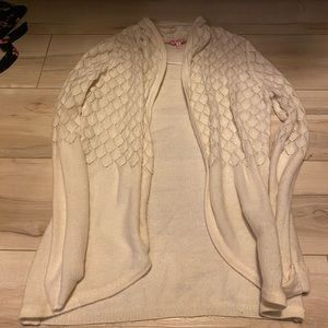 Cream knit cardigan size S